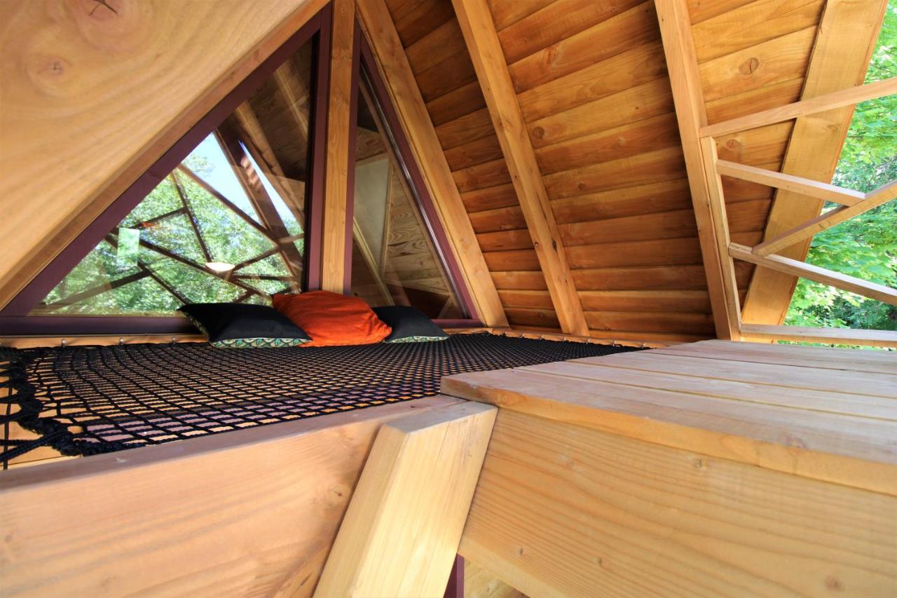 Habitat Createur - Hebergements Insolites Au Camping Municipal "Les Ecureuils" Recoubeau-Jansac Exterior photo