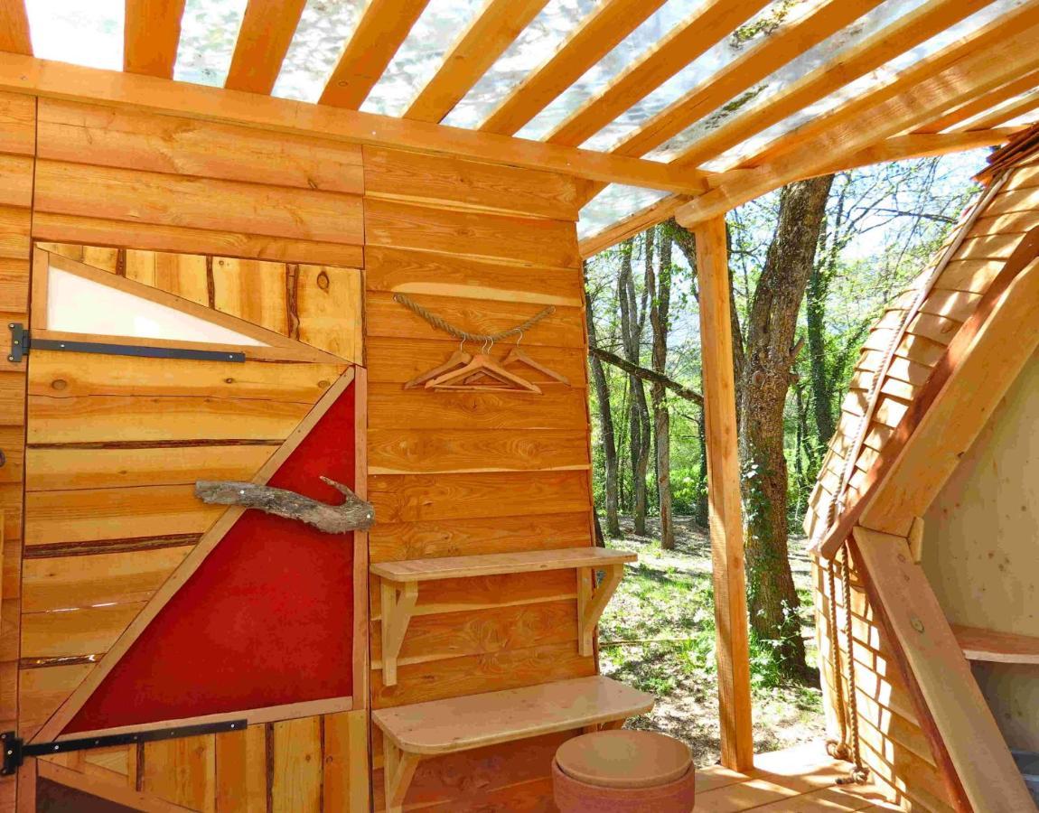 Habitat Createur - Hebergements Insolites Au Camping Municipal "Les Ecureuils" Recoubeau-Jansac Exterior photo