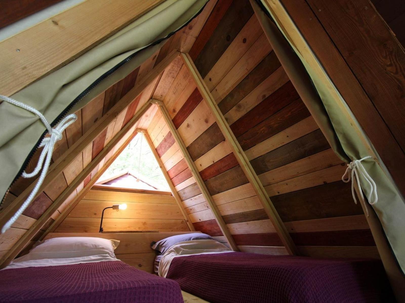 Habitat Createur - Hebergements Insolites Au Camping Municipal "Les Ecureuils" Recoubeau-Jansac Exterior photo