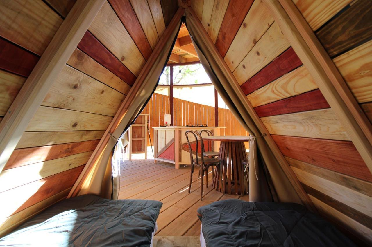Habitat Createur - Hebergements Insolites Au Camping Municipal "Les Ecureuils" Recoubeau-Jansac Exterior photo