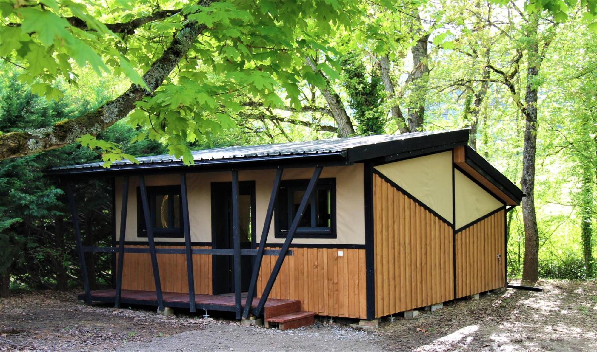 Habitat Createur - Hebergements Insolites Au Camping Municipal "Les Ecureuils" Recoubeau-Jansac Exterior photo